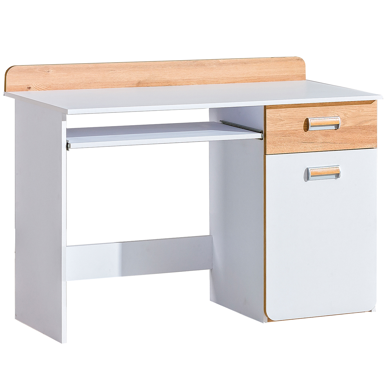 Desk LOREN LR10 white / oak nash