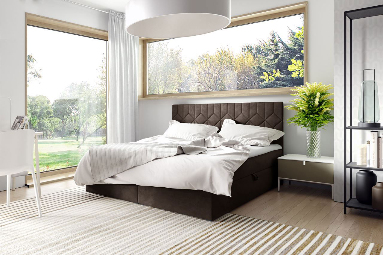 Upholstered bed FIORE 120x200 fresh 04