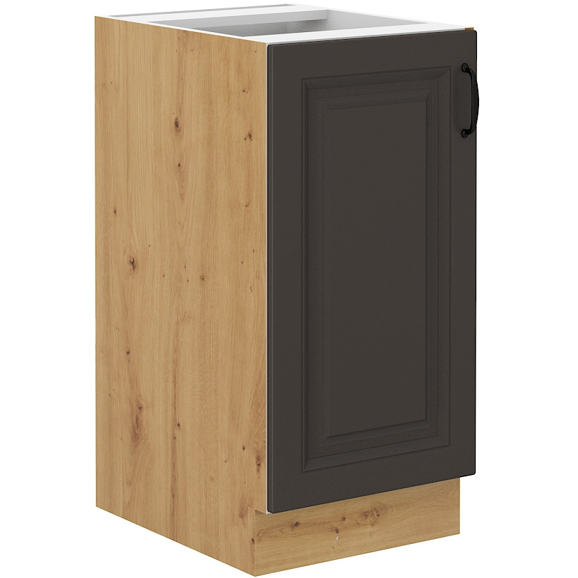 Base cabinet 40 STILO ST11 artisan oak / graphite