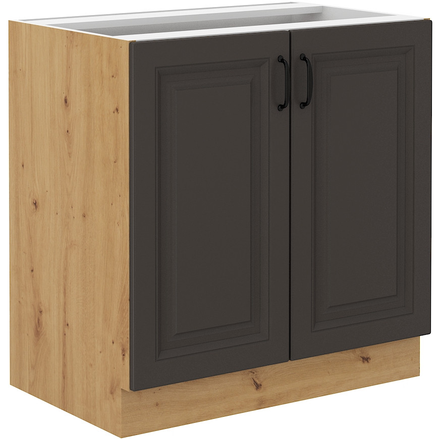Base Cabinet 80 STILO ST02 artisan oak / graphite