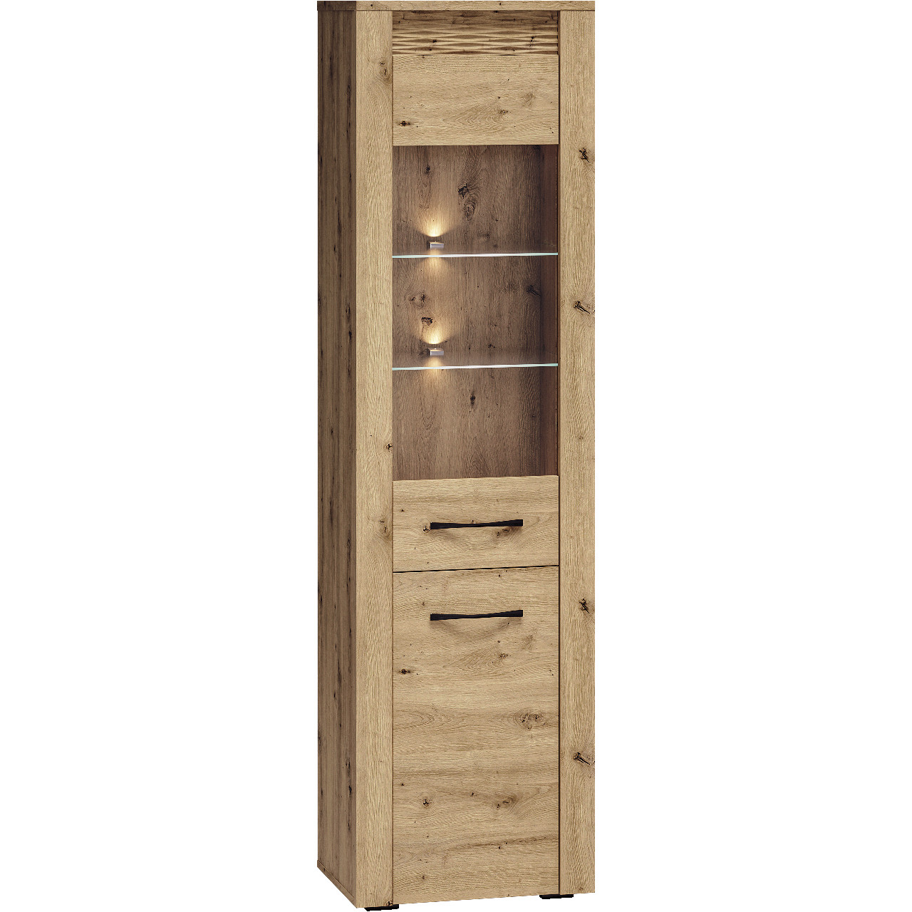 Display cabinet ARTAS AR03 artisan oak