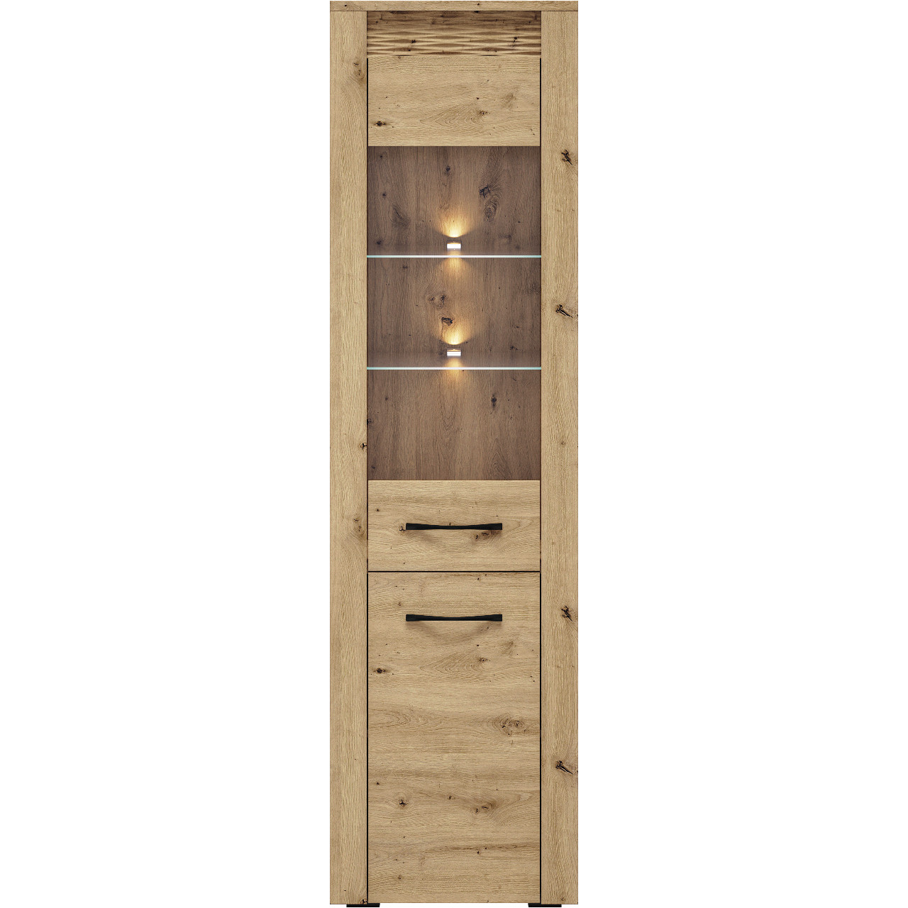 Display cabinet ARTAS AR03 artisan oak