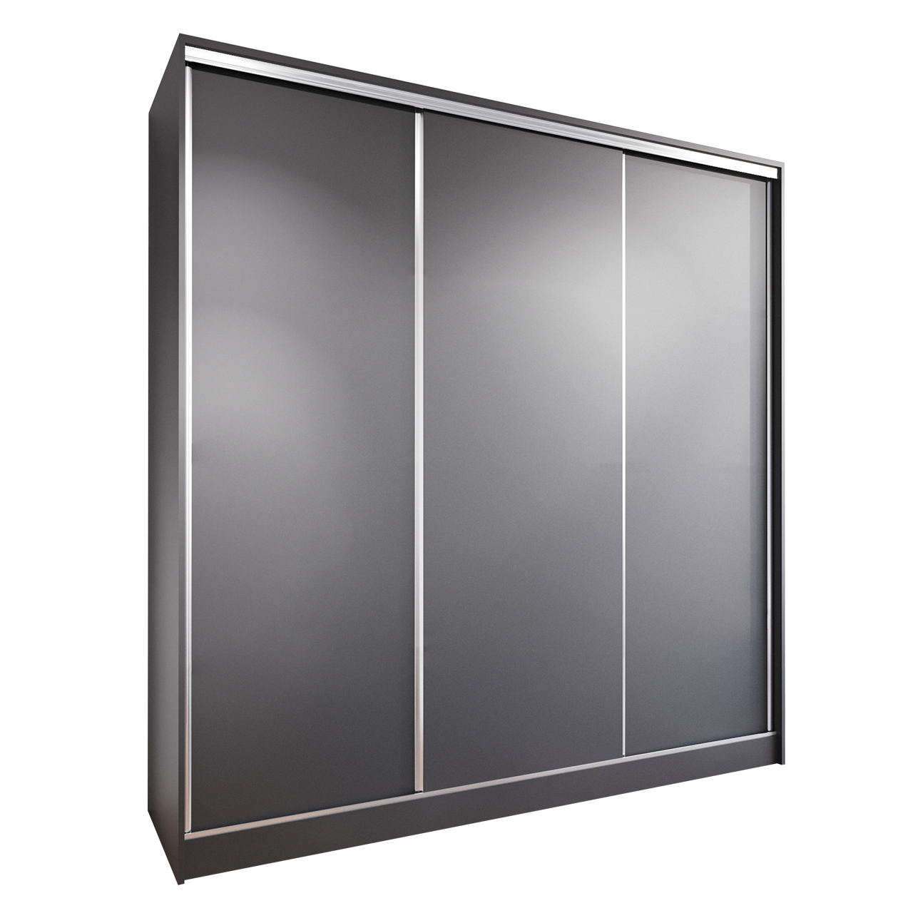Sliding Wardrobe with Drawers BRITTO D 180 black