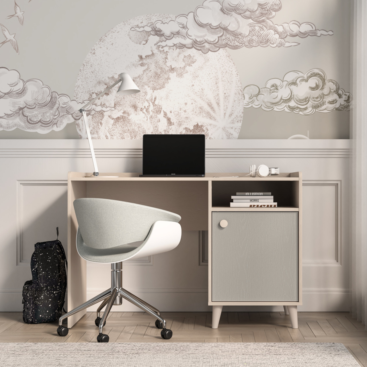 eve desk grey