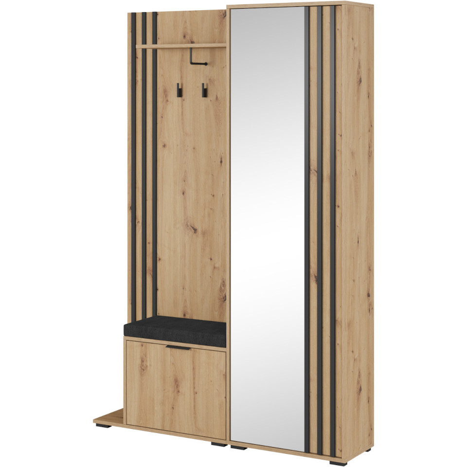 Laila Dab Artisan Black Wardrobe