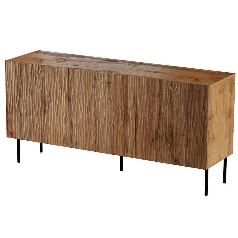 Glen 152 oak wotan chest of drawers