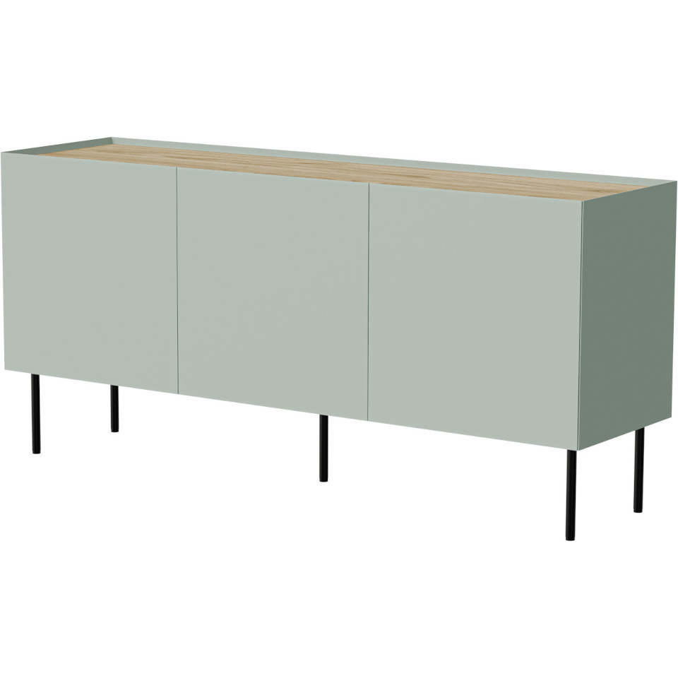 Ingrid 150 olive chest of drawers