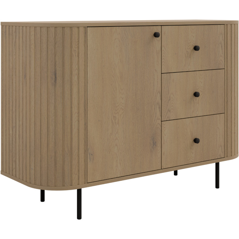 narita 03 cremona oak chest of drawers