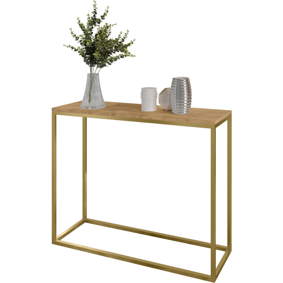 Aramis console 100cm golden oak wotan