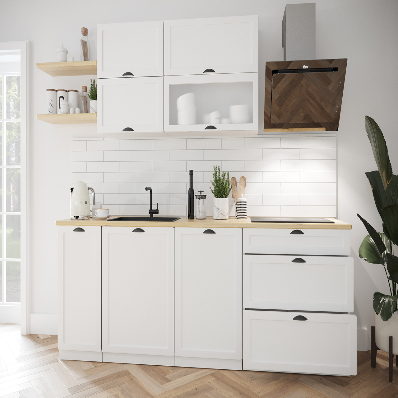 kitchen adele adeline 2 white