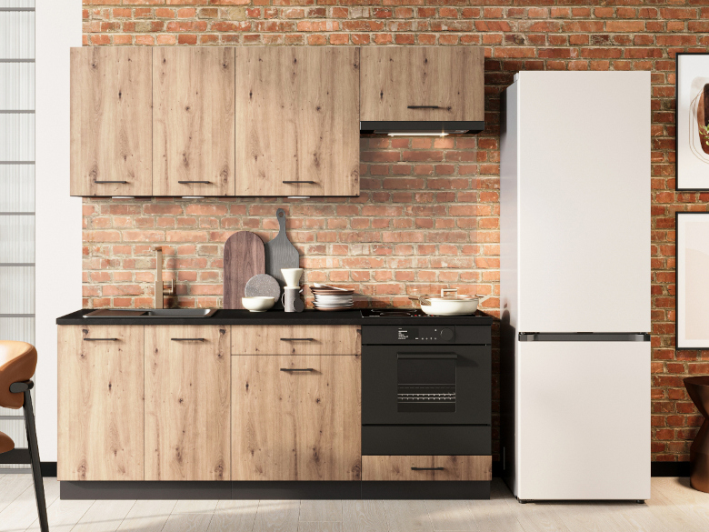 Ellen Kitchen 1 Graphite Oak Artisan