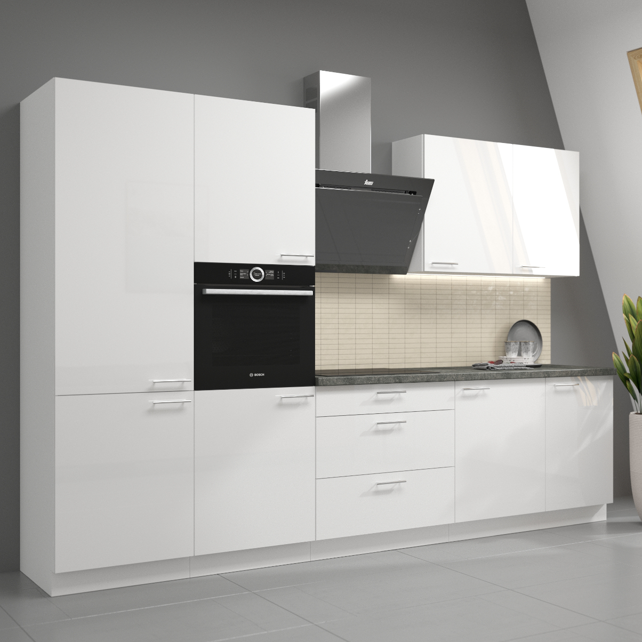 kitchen lara white 1 white gloss