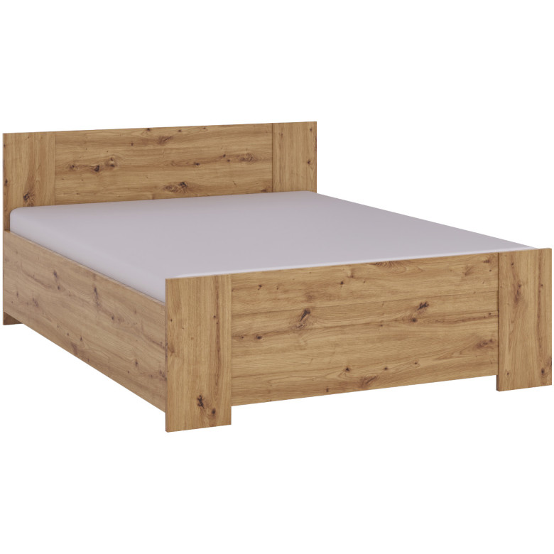 bed with storage 160 200 boney bo02 oak artisan