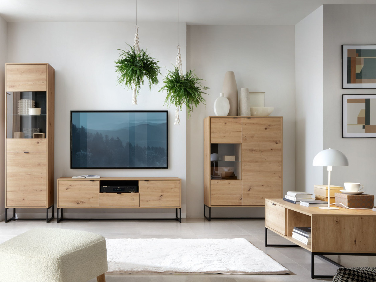 BERAM 1 artisan oak living room furniture