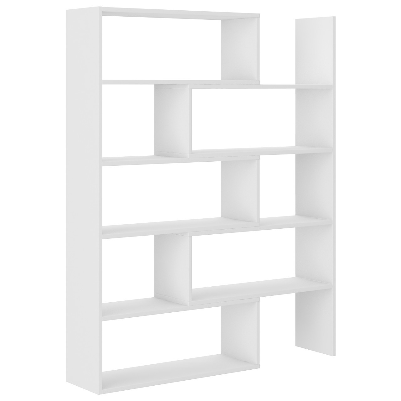 karo karl l 1 white bookcase