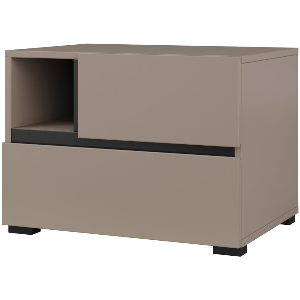 Crosi 22 Congo bedside table black