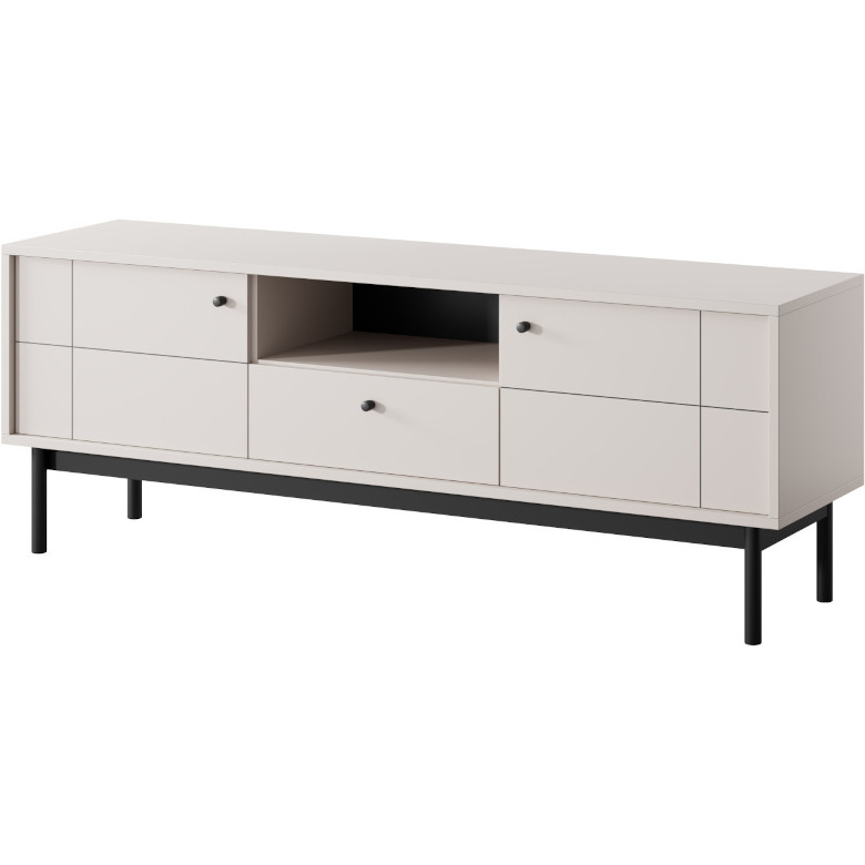 Alstremo 02 oak linea chest of drawers