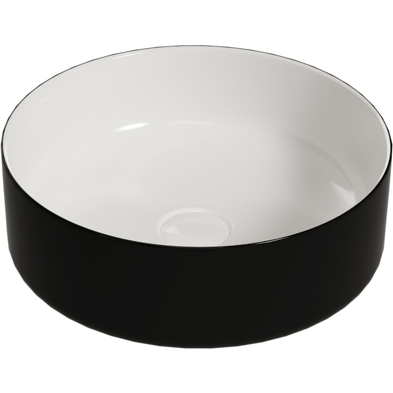 Asto black countertop washbasin for the bathroom