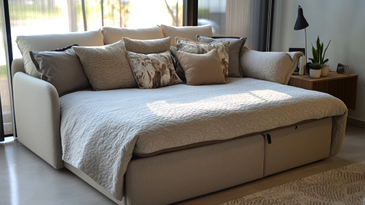 How to arrange a guest bedroom in a small apartment?