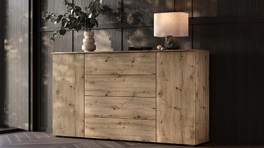 A chest of drawers for the living room - storage with class