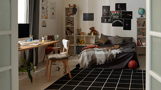Youth room for a boy - inspiration for a stylish and practical interior